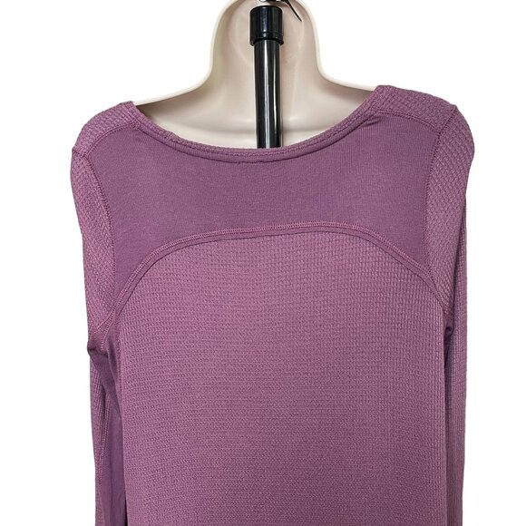 We The Free Thermal Fashion Shirt Oversize Fit Purple Top Size XS u - Picture 7 of 10